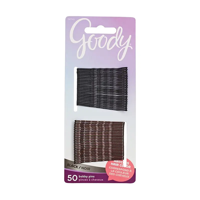 Standard Metal Bobby Pins – 50-Piece Assortment For Styling 1