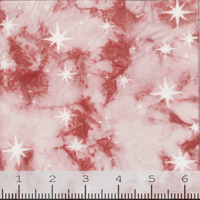 Star Pattern Brushed Polyester Fabric – Soft Dty Textile Roll 1