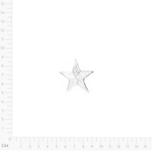 Star-Shaped Embroidered Appliqué (Style M07829) 1