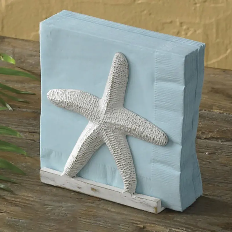 Starfish-Themed Luncheon Napkin Stand – Decorative Holder (24-141) 1