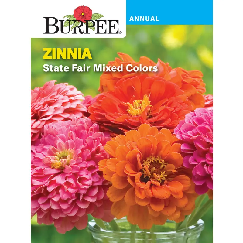 State Fair Zinnia Seeds – Vibrant, Easy-Grow Cut-Flower Pack 1