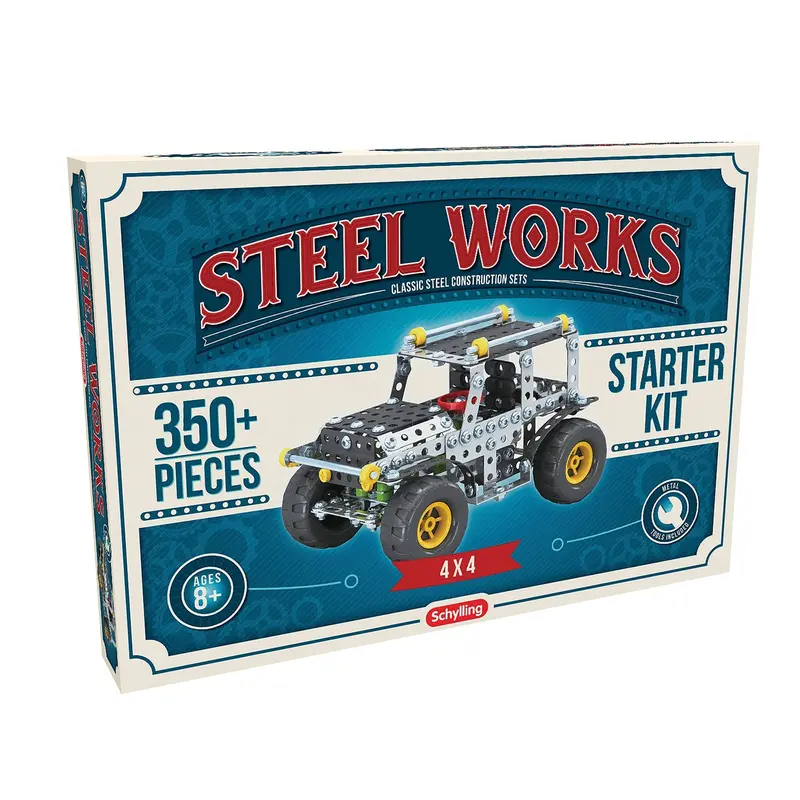 Steel Works 4X4 Off-Road Vehicle Toy – Durable Die-Cast Model 1