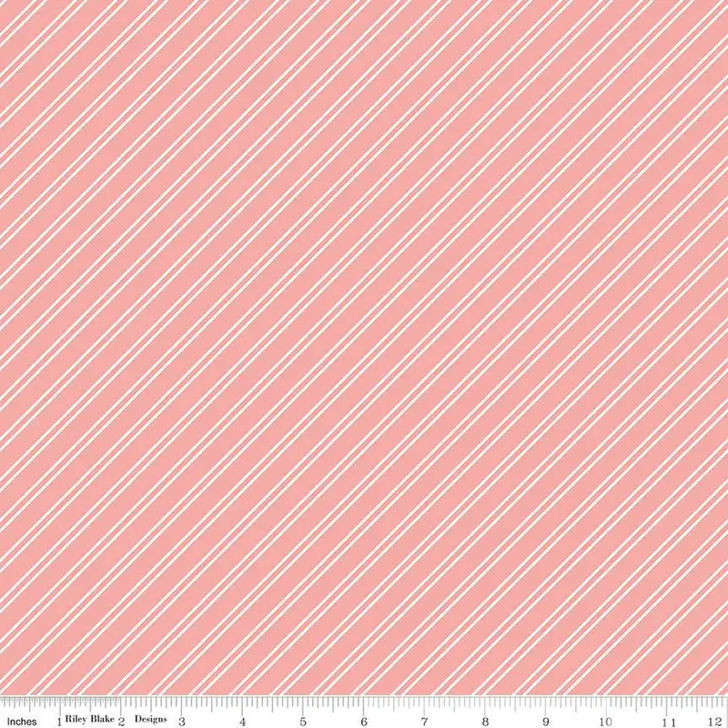 Striped Cotton Fabric – Between The Pages Collection (C15374) 1