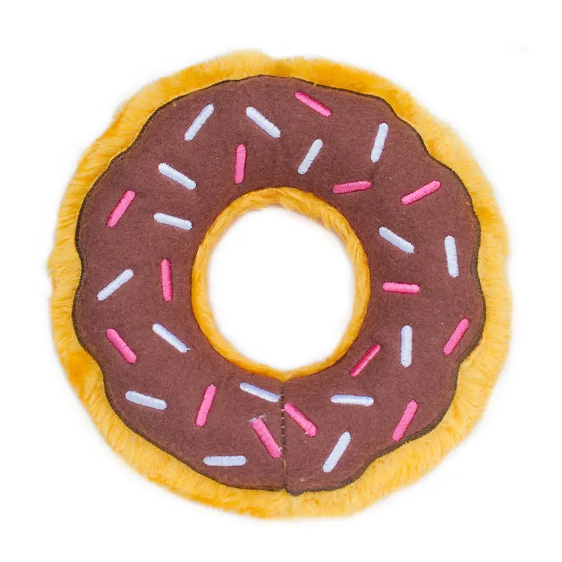 Stuffing-Free Donutz Design Dog Toy 1