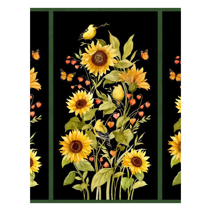 Sunflower-Themed Cotton Craft Panel For Quilting And Sewing Projects – 83324-975 1