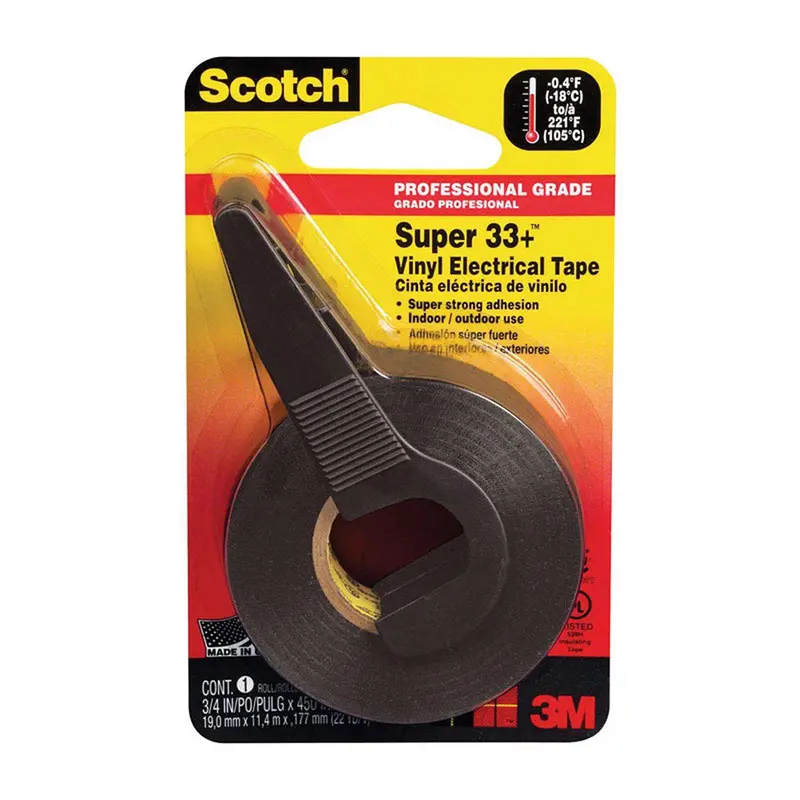 Super 33+ Vinyl Electrical Tape – Heavy-Duty Insulating Tape (10414) 1