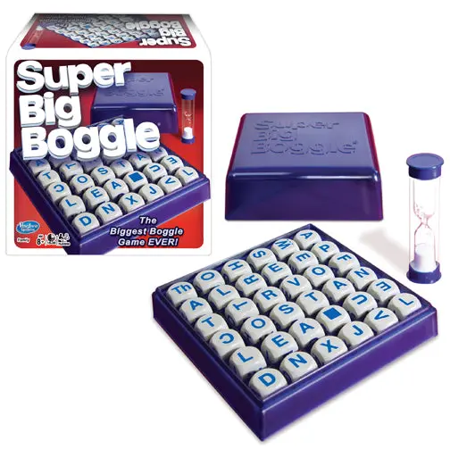 Super Big Boggle Word Game – Extra-Large Grid For Group Play (Model 1165) 1