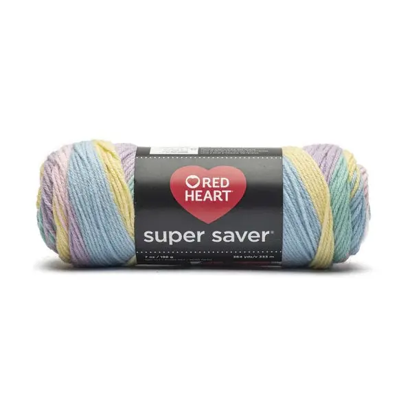 Super Saver Variegated Acrylic Yarn – Multi-Color Skein For Crafts (E300B) 42