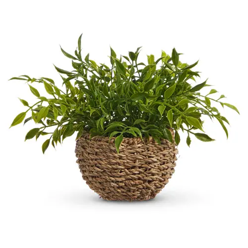 Tactile Potted Houseplant Replica – Soft-Touch Decor 1