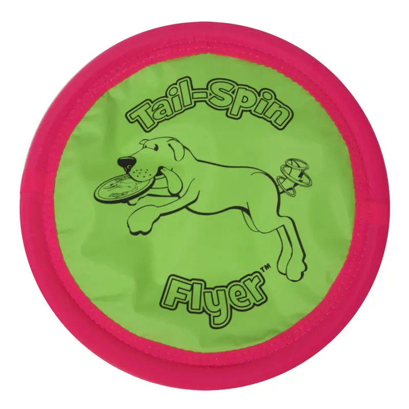 Tail-Spin Flying Disc Dog Toy For Outdoor Play 1