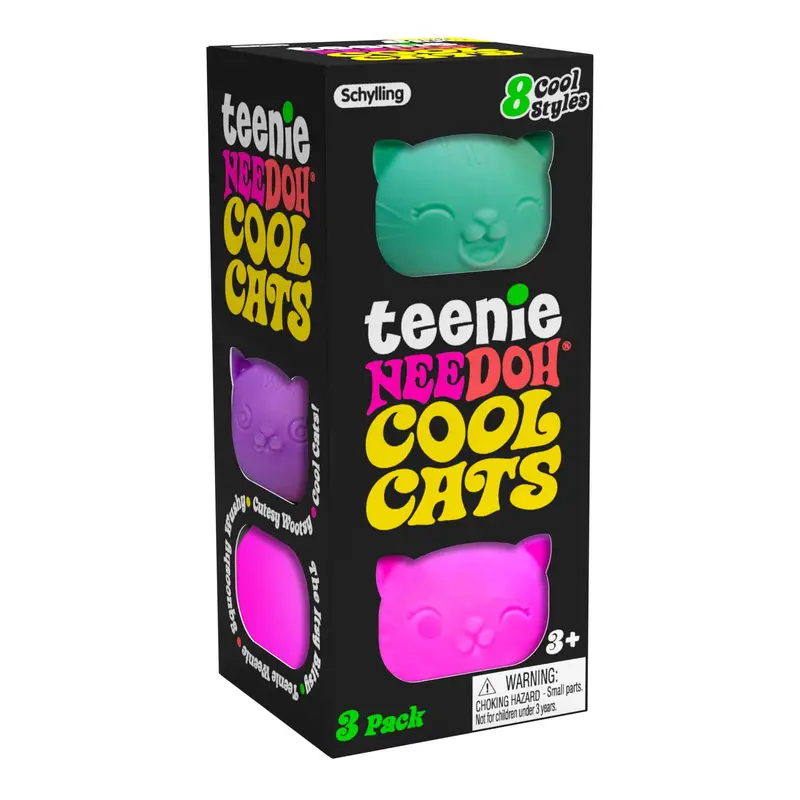 Teenie Needoh Cool Cats Sensory Squeeze Toys For Kids 1