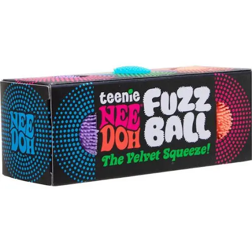Teenie Needoh Fuzz Balls – Sensory-Friendly Squeeze Toys For Little Hands (Fzbtnd) 1