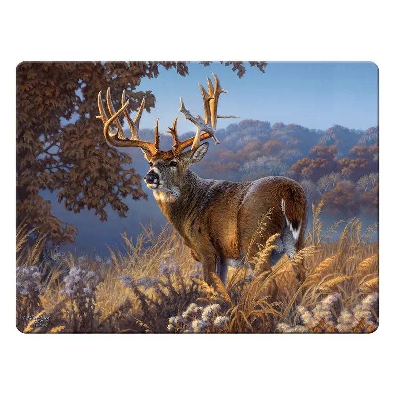 Tempered Glass Cutting Board With Deer Engraving – Model 742 1
