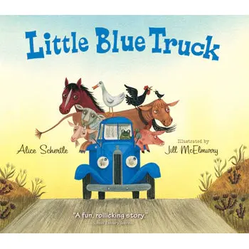The Little Blue Truck Board Book – Hardcover Children'S Picture Book (Isbn 9780358451228) 1
