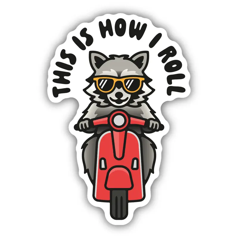 'This Is How I Roll' Personality Sticker – Bold Matte Finish Decal (3153-Lstk) 1