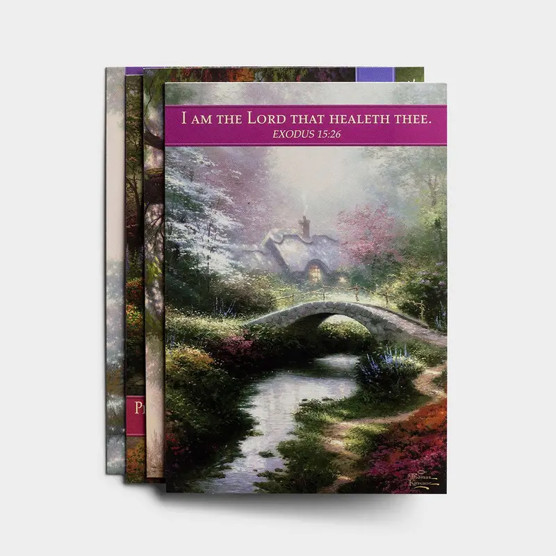 Thomas Kinkade Get-Well Themed Boxed Greeting Cards 1