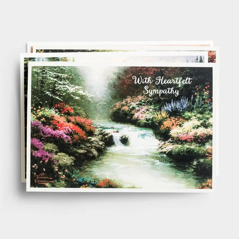 Thomas Kinkade Sympathy Greeting Card Set – Premium Boxed Cards 81843 1