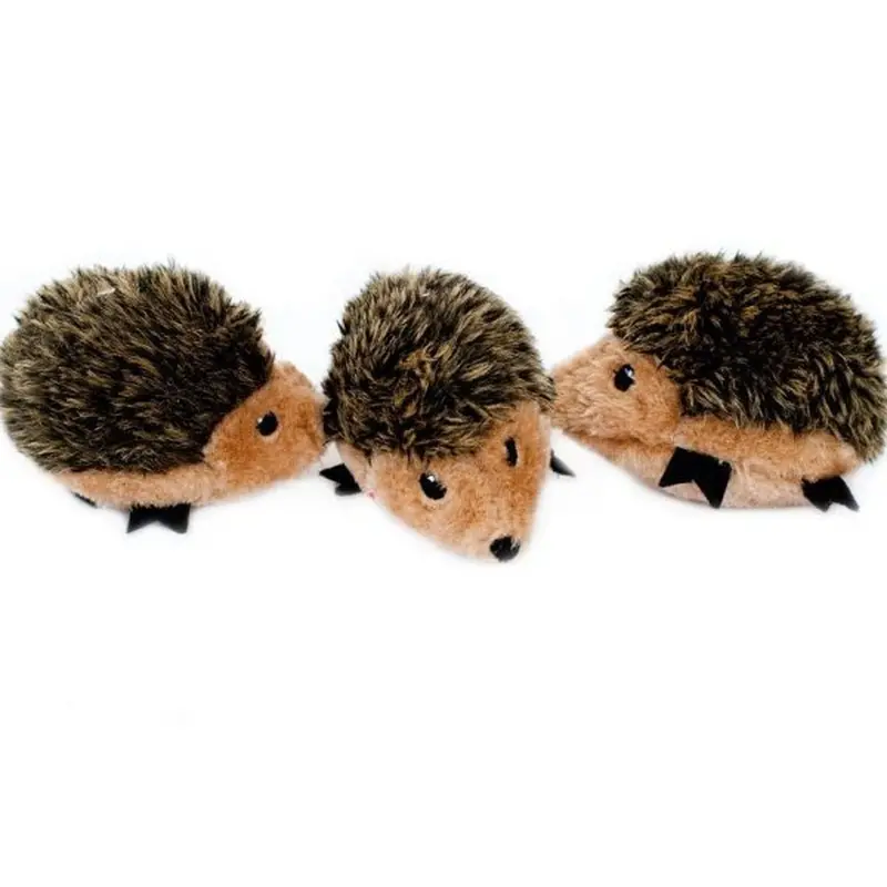 Three-Pack Burrow Refill Plush Toys For Hedgehog Play 1