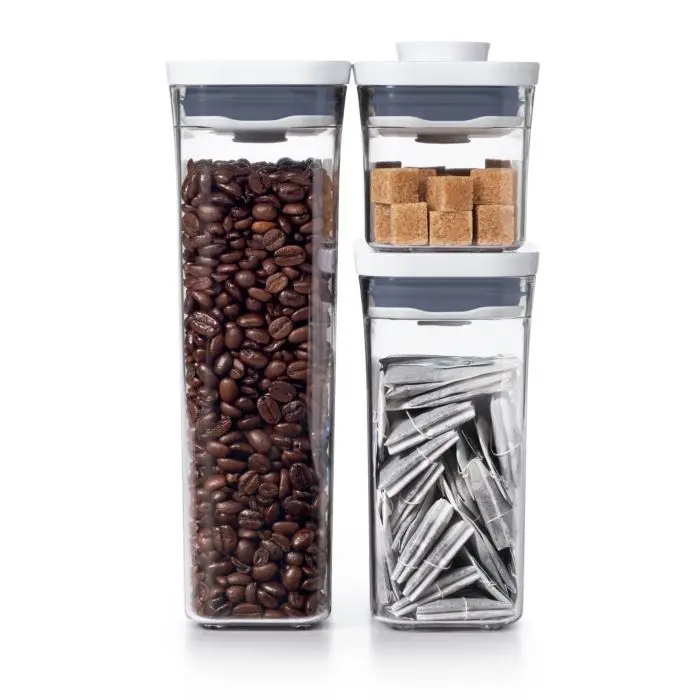 Three-Piece Stackable Pop Container Set With Snap Lids – 11236300 1