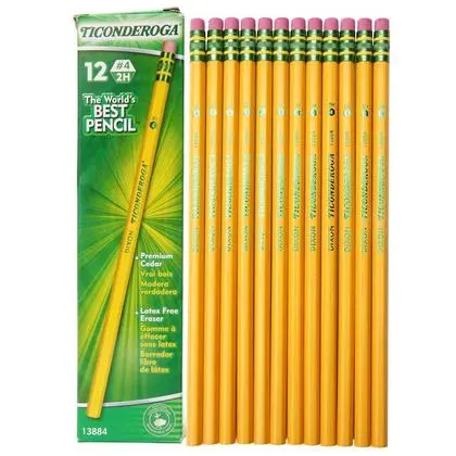 Ticonderoga #4 Unsharpened Pencils – 12-Pack For Schools & Offices 1