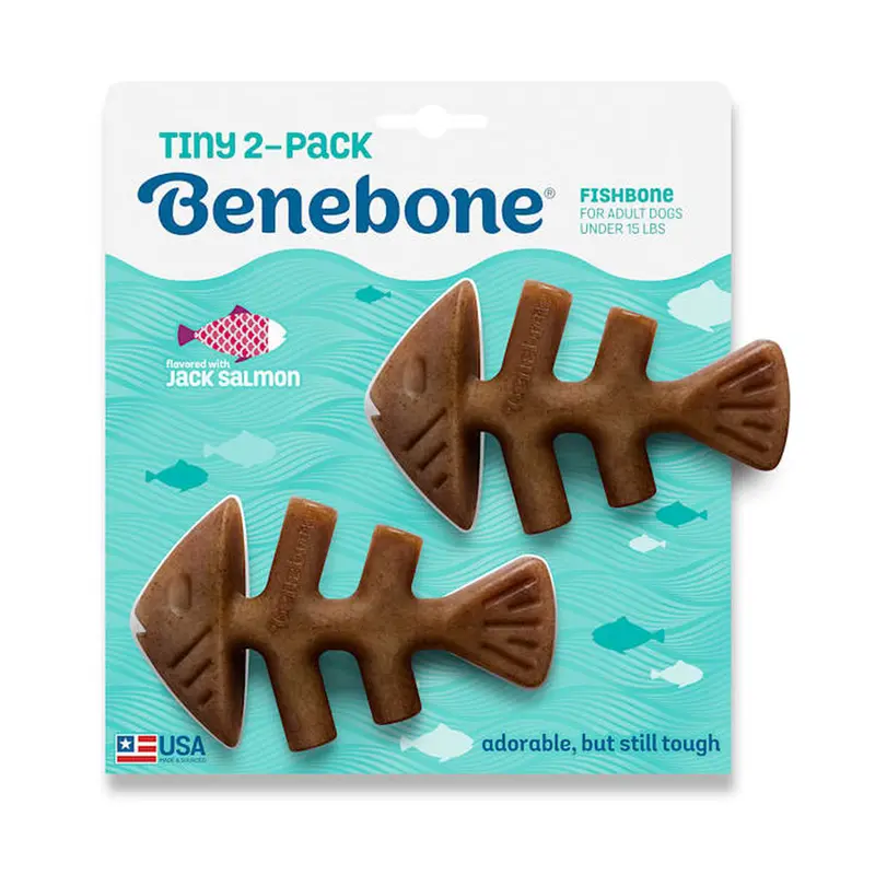 Tiny Fishbone Treats – 2-Pack With Authentic Fish Flavor 1
