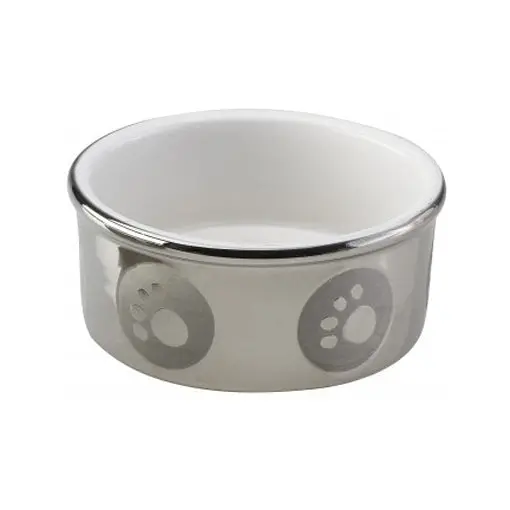 Titanium-Reinforced Stoneware Dog Dish – Modern 6828 Style 1
