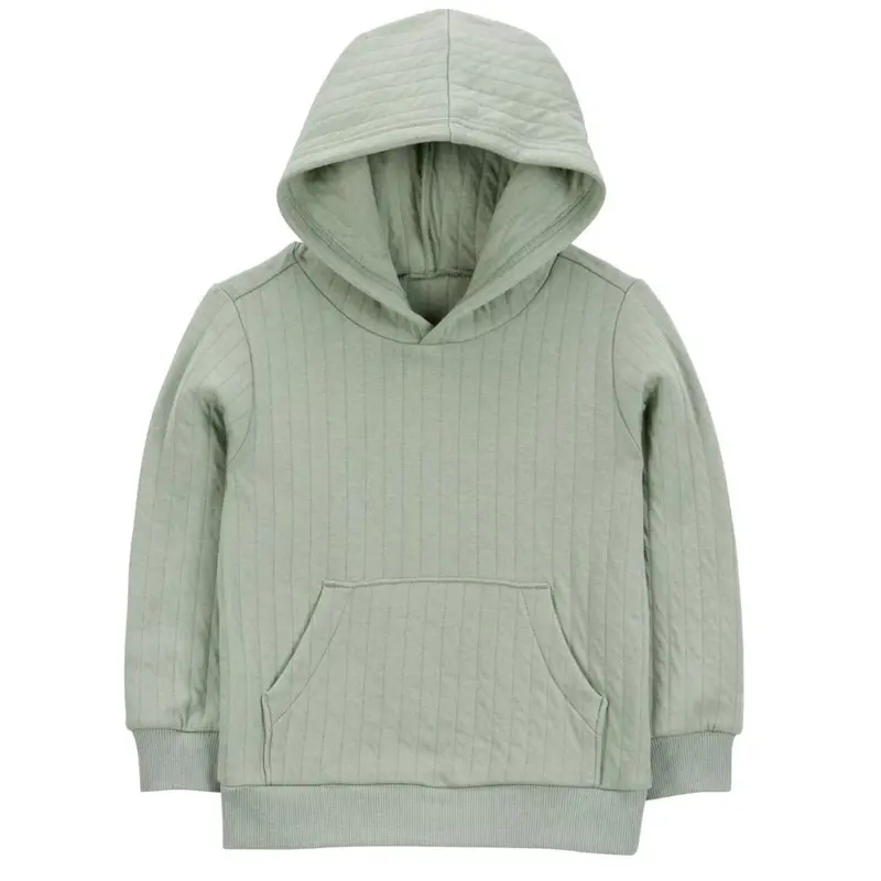 Toddler Boys’ Doubleknit Hoodie – Cozy Pullover Sweatshirt 2S014510 1