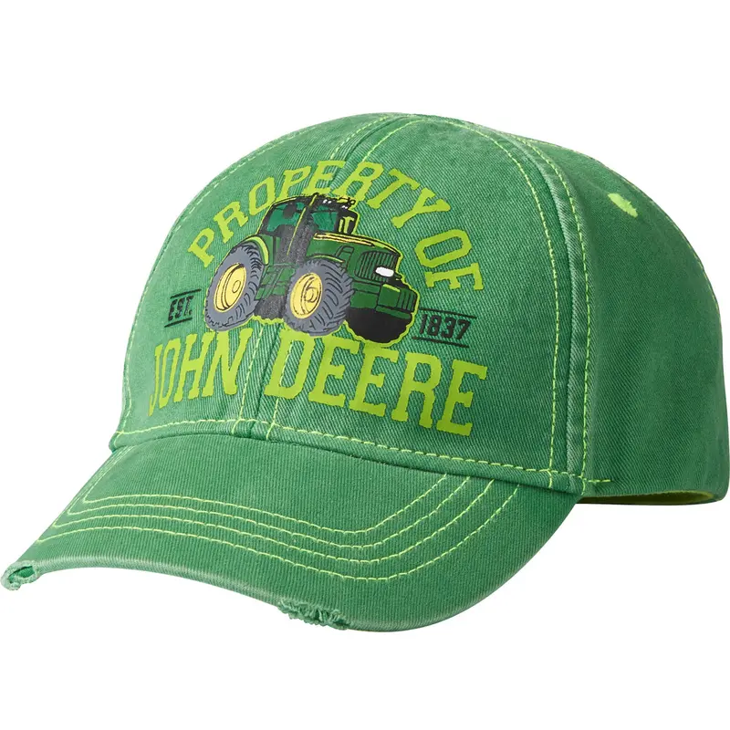 Toddler Boy’S John Deere Embroidered Cap – Adjustable Snapback Jsh726Gt 1