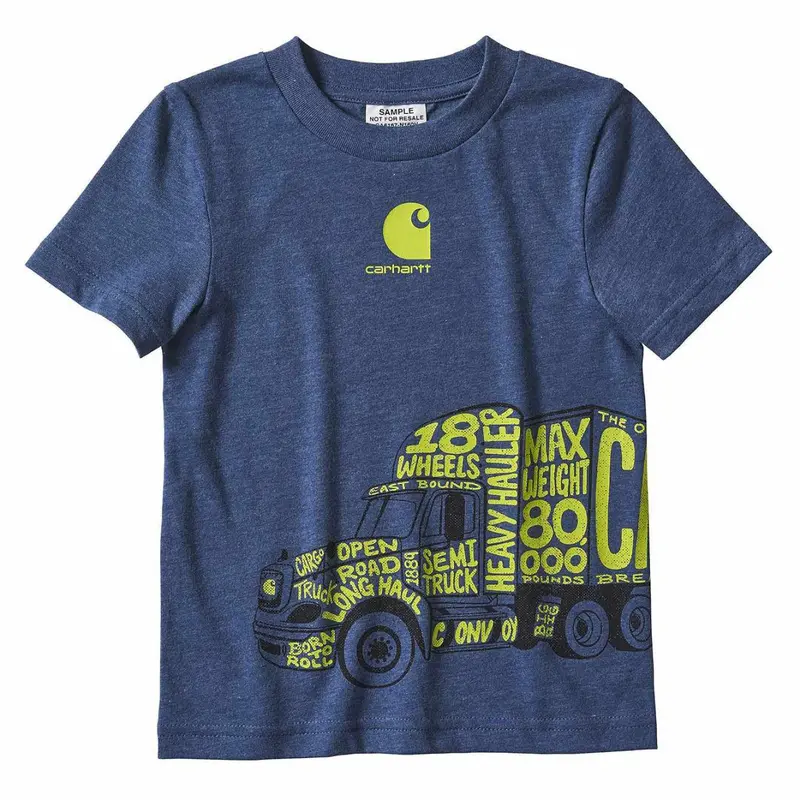 Toddler Boys’ Wrap-Around Truck T-Shirt – Unique Front-Design Tee Ca6167 1