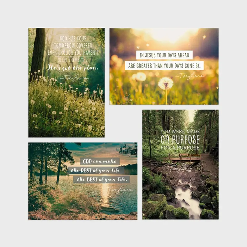 Tony Evans Birthday Greeting Card Set – 12 Elegant Boxed Cards 1