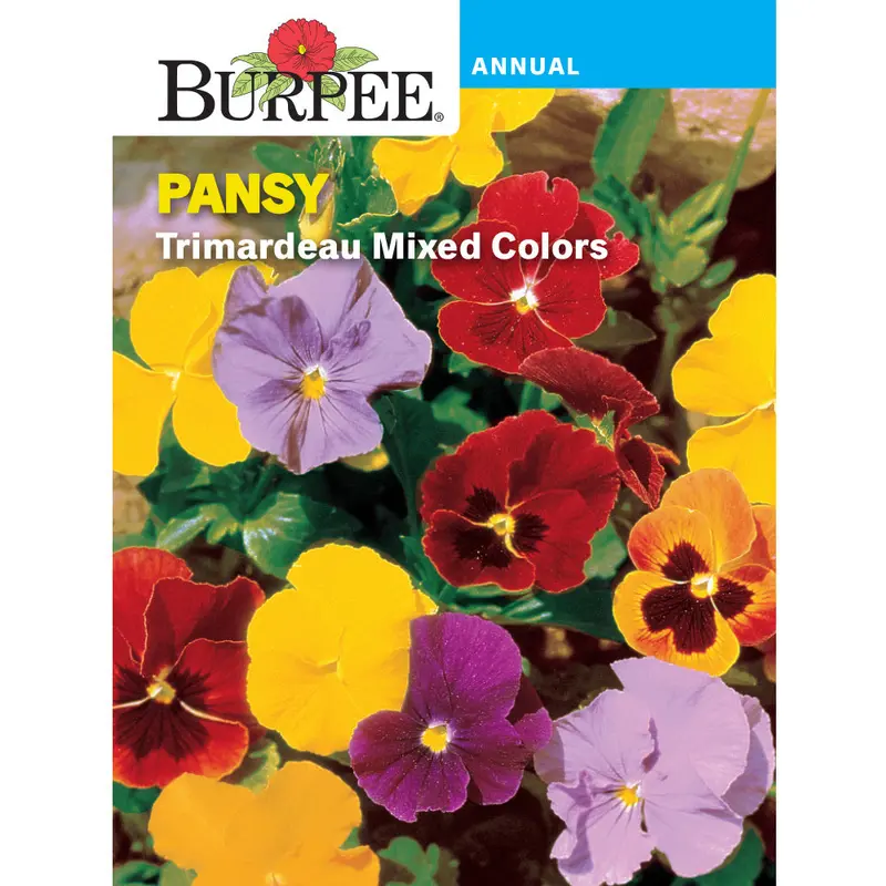 Trimardeau Pansy Seeds – Vigorous, Multi-Colored Viola Tricolor Mix 1