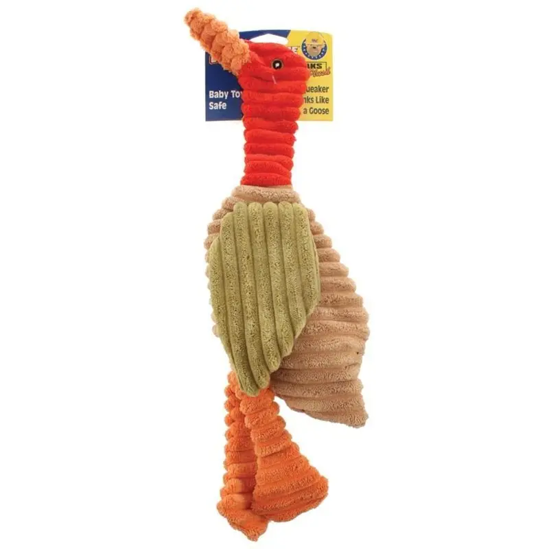 Tuff Squeaks Unstuffed Goose Dog Toy – Lightweight & Engaging 1