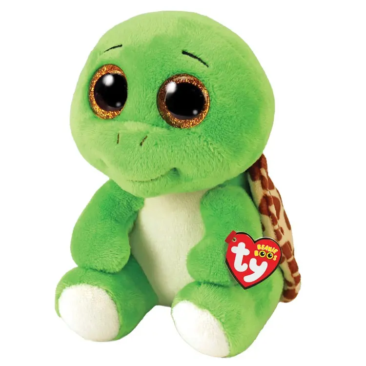 Turbo Turtle Beanie Boo Plush Animal Toy, Style 36392 1