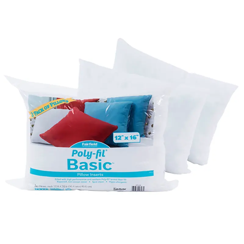 Two-Pack Poly-Fil Standard Pillow Inserts – Size Jvp1 1