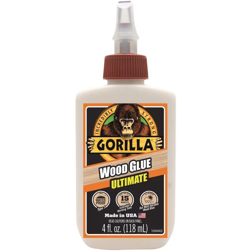 Ultimate Waterproof Wood Glue – Strong, Flexible Joint Adhesive (4 Oz) 1