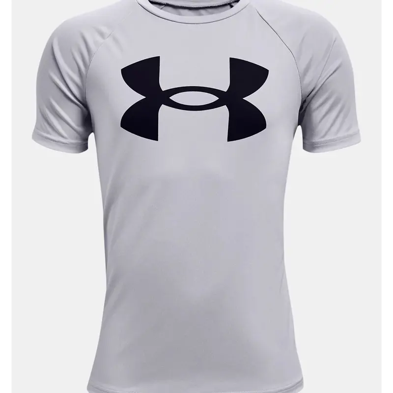 Under Armour Youth Tech T-Shirt – Bold Logo Design, Moisture-Wicking Fabric 1