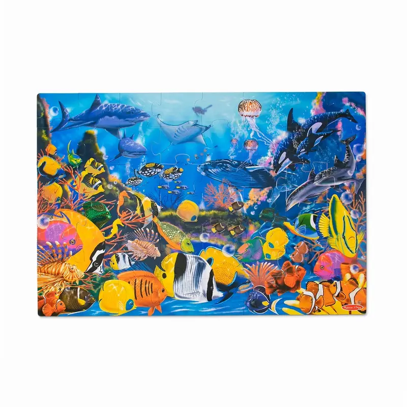 Underwater Ocean Floor Jigsaw Puzzle – 48-Piece Kids Learning Toy 1