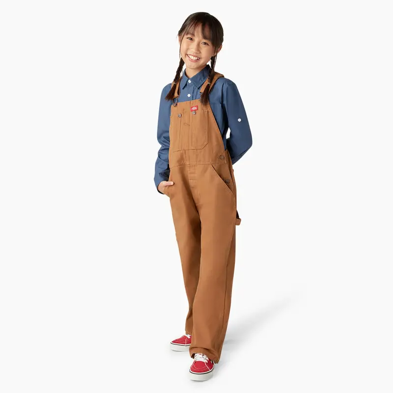Unisex Children’S Duck Canvas Overalls – Adjustable Fit (Kb103) 1