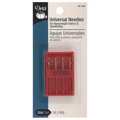 Universal Sewing Machine Needles – Size 16 (100/16) – 52-100 1