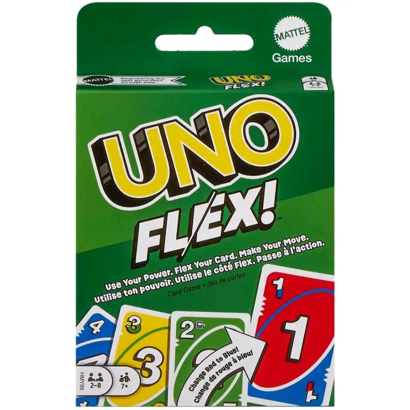 Uno Flex Card Game – Bendable, Portable Edition 1