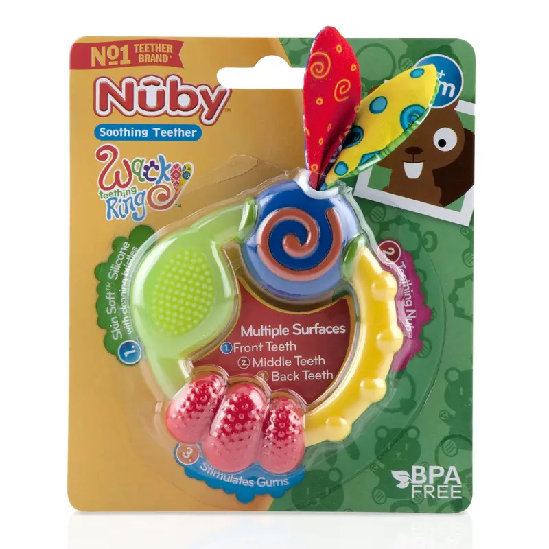 Wacky Teething Ring For Babies – Fun Chew Toy (Model 632) 1