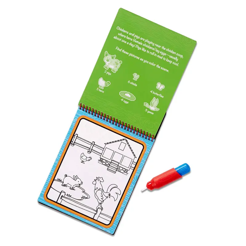 Water Wow! Farm Activity Book – Mess-Free Travel Coloring 9232 1