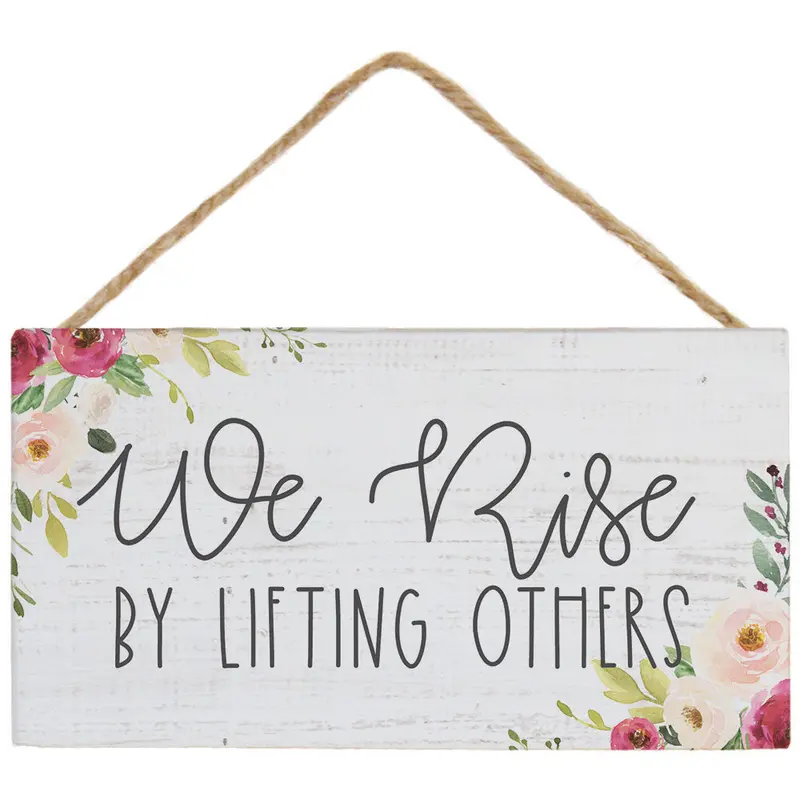 We Rise Petite Hanging Wall Accent – Inspirational Motivational Décor (Style Pha1049) 1