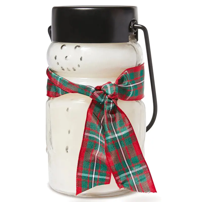 Welcome Wreath Baby Snowman Jar Candle – Festive Home Accent (Jlsnowb76) 1
