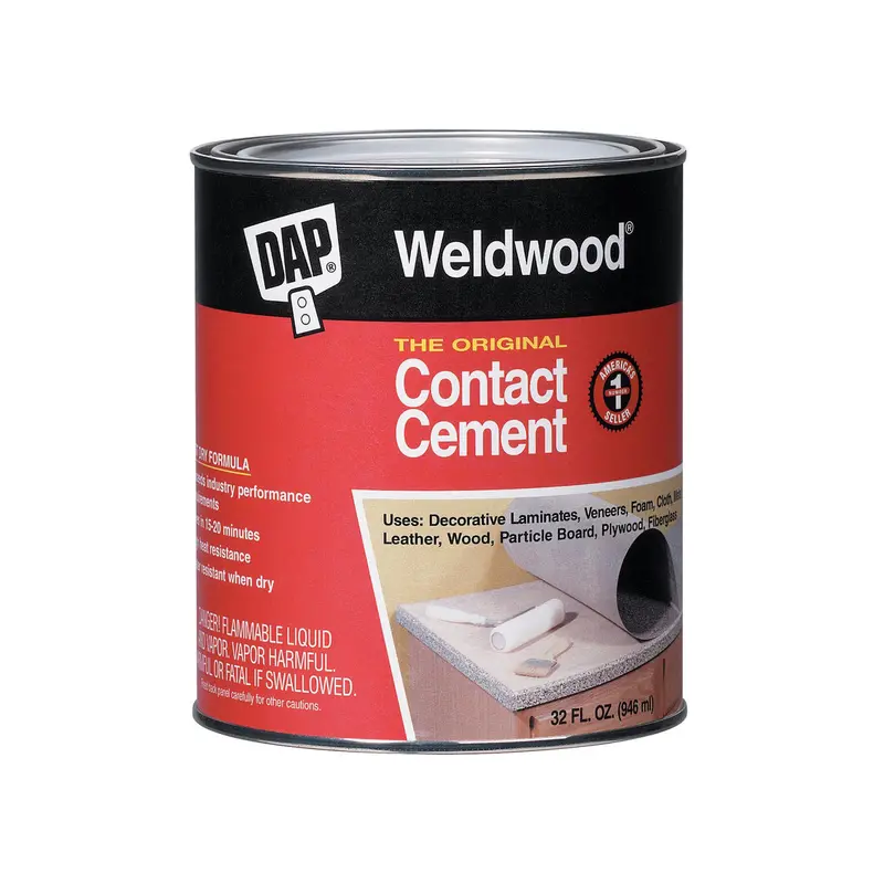 Weldwood Original Contact Cement – 1 Quart Solvent-Based Adhesive 1