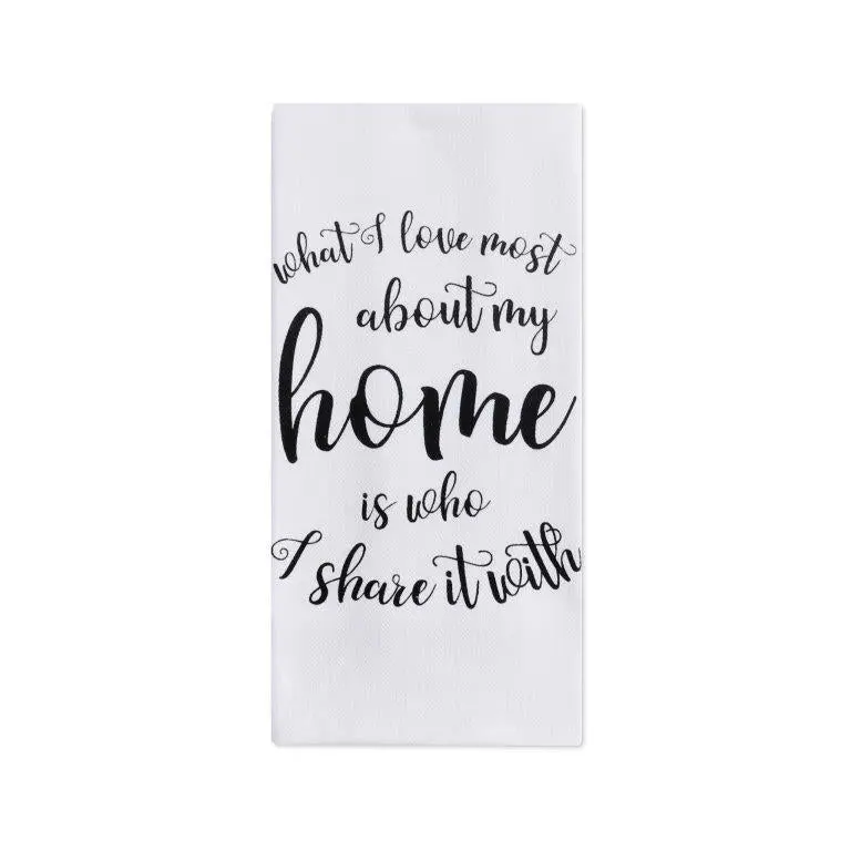 What I Love About My Home – Inspirational Kitchen Towel (Dkt3017) 1