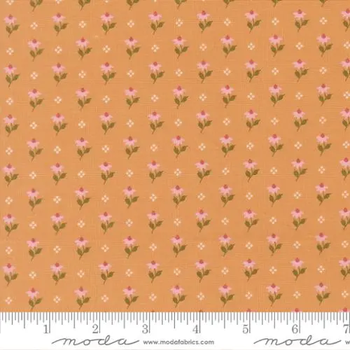Wild Honey Collection – Bumbling Posies Cotton Fabric – Floral & Fauna Print Craft Fabric (5252) 1