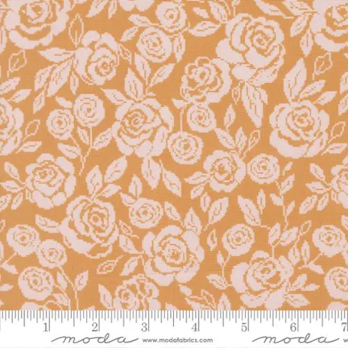 Wild Honey Roses Cotton Fabric – Botanical Print, Style 5251 1