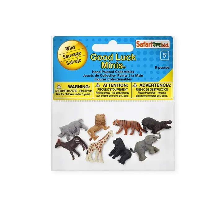 Wild Minis Fun Pack – Assorted Miniature Animal Figures (346322) 1