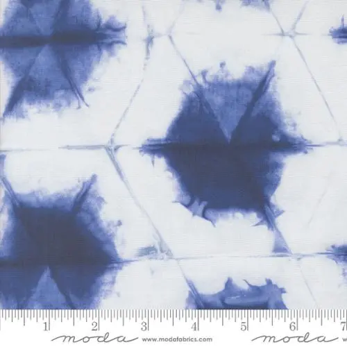 Winter Chill Cotton Fabric – Hexagonal Geometric Print (48101) 1